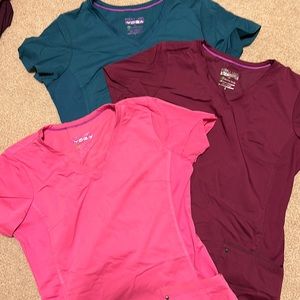 Healing hands purple label scrub tops size small